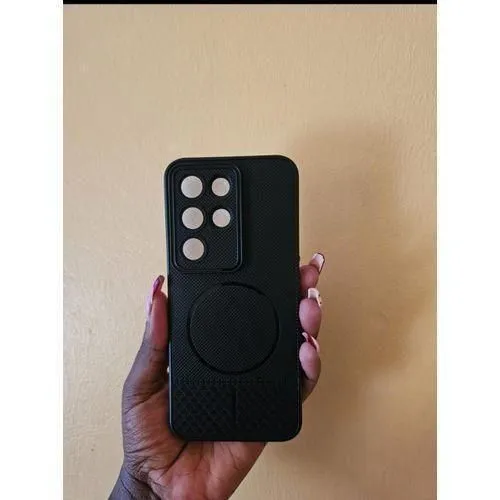 Itel S26 Ultra MagSafe Soft Silicone Case – Black - Image 2