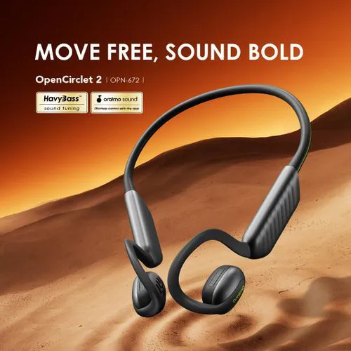 Oraimo OpenCirclet 2 OPN-672 Open-Ear Wireless Bluetooth Headphones – Bluetooth 5.4, IPX5 & 16H Playtime - Image 2