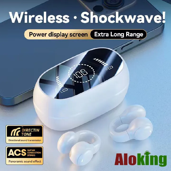 Aloking TWS Bone Conduction Clip-On Wireless Earbuds – Models M47 & X51 - Image 2