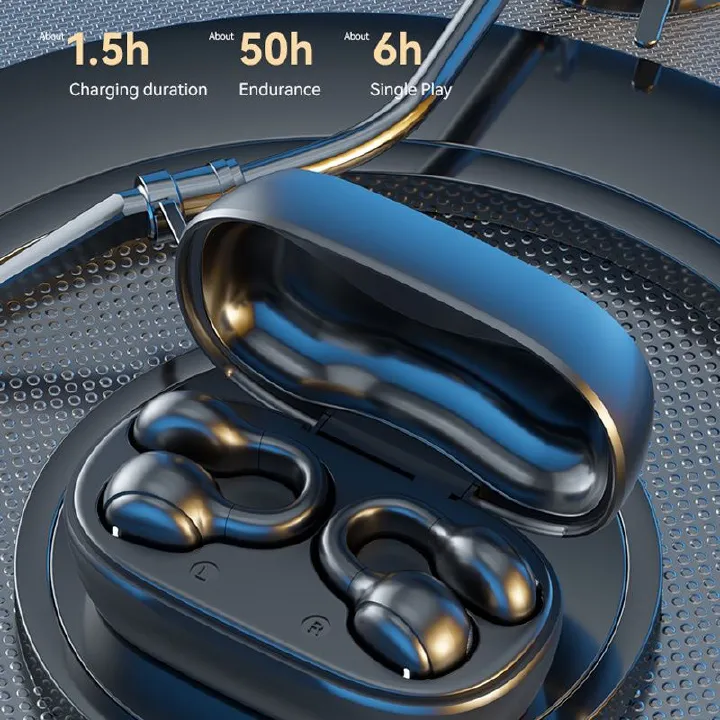 Aloking TWS Bone Conduction Clip-On Wireless Earbuds – Models M47 & X51 - Image 3