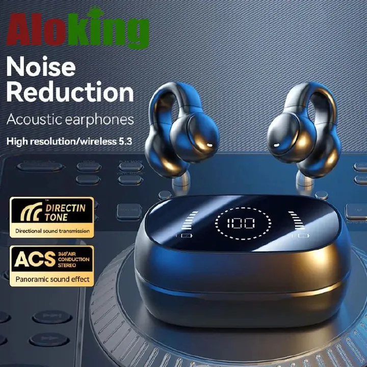 Aloking TWS Bone Conduction Clip-On Wireless Earbuds – Models M47 & X51 - Image 4
