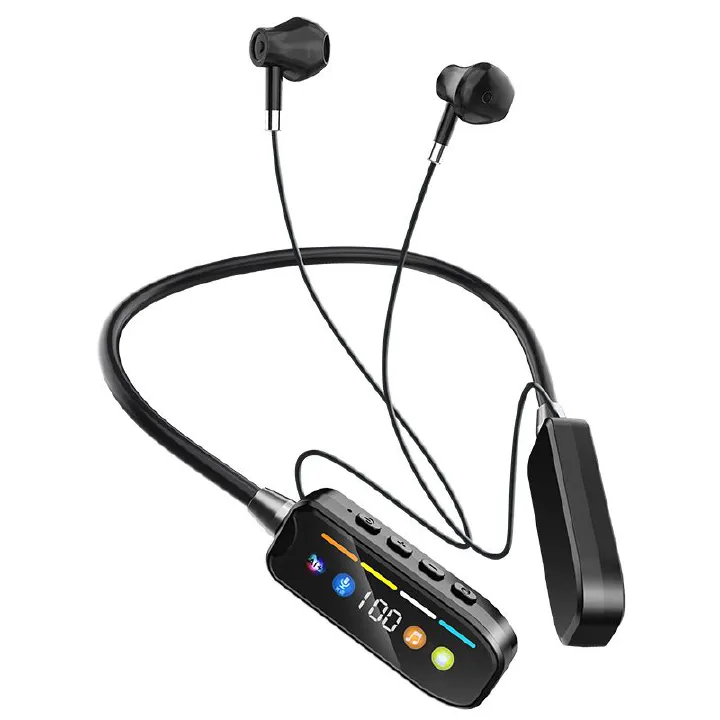 S10 Sports Wireless Bluetooth Neckband Earphones – Noise Reduction with TF Card Support