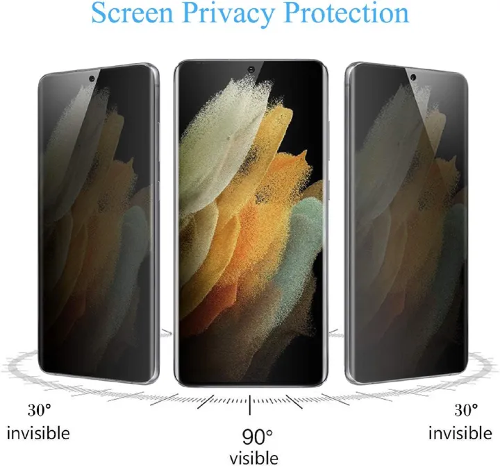 Privacy Hydrogel Screen Protector for Samsung Galaxy S21–S25 Series - Image 3