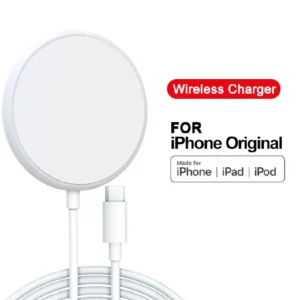 15W Magnetic Wireless Charger – MagSafe Fast Charging Pad for iPhone 16, 15, 14, 13 & 12 Series