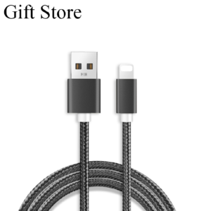 Lightning Fast Charging Data Cable – Nylon Braided Charger Cable for iPhone
