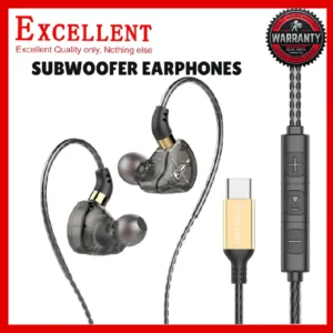 Excellent USB Type-C Wired IEM Earphones – ANC Gaming Earbuds with Microphone