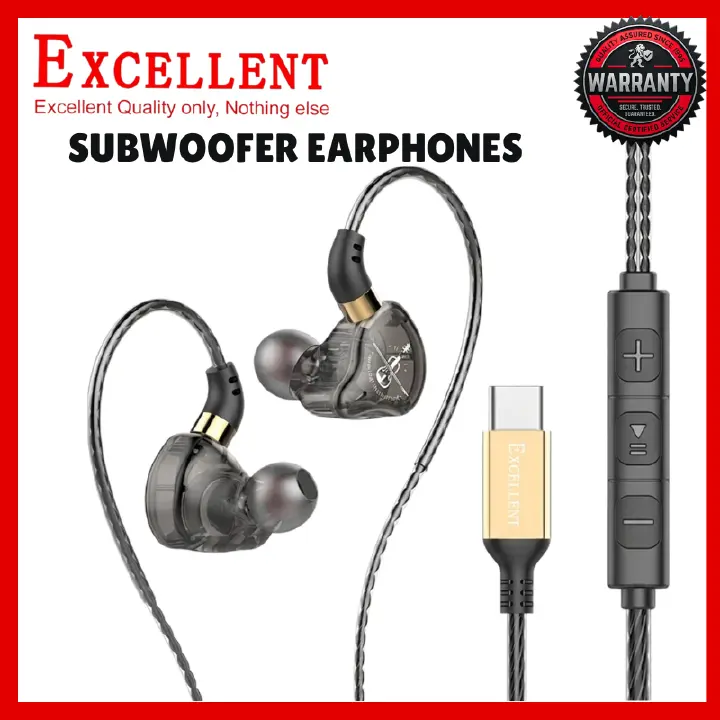 Excellent USB Type-C Wired IEM Earphones – ANC Gaming Earbuds with Microphone