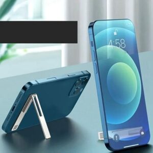 NIKIHONG Ultra-Thin Metal Folding Phone Stand – White