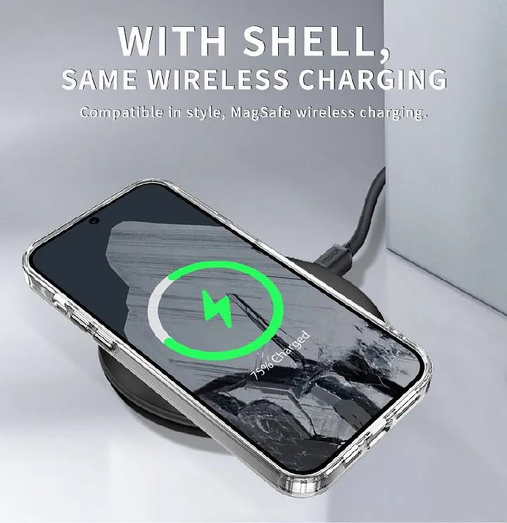 Clear Acrylic + TPU Shockproof Bumper Case for Google Pixel 8 & Pixel 8 Pro - Image 6