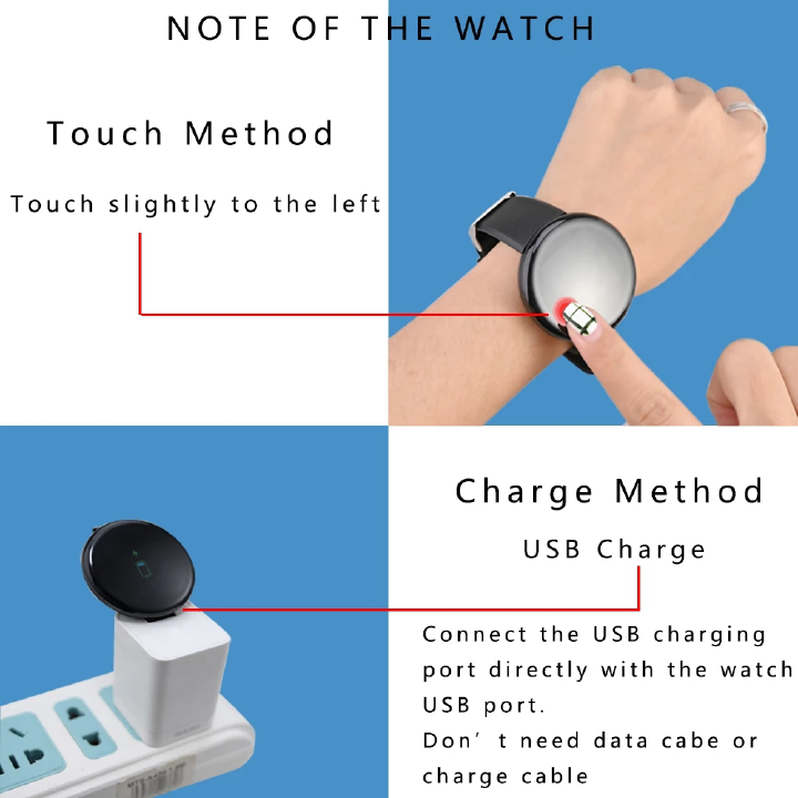 RichRipple D18 Smart Watch Fitness Tracker with Heart Rate & Blood Oxygen Monitor - Image 5