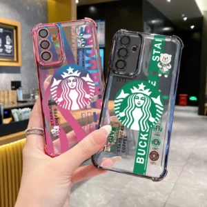 Starbucks Electroplated Clear Case for Xiaomi Redmi Series