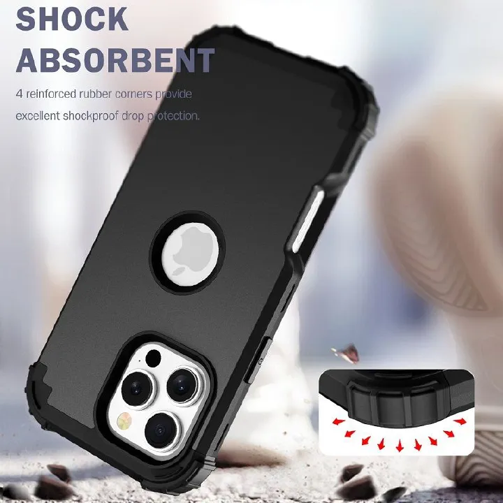 3-in-1 Heavy Duty Rugged Hybrid Case for iPhone 17, 16, 15, 14, 13, 12 & 11 Series - Image 6