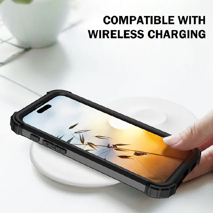 3-in-1 Heavy Duty Rugged Hybrid Case for iPhone 17, 16, 15, 14, 13, 12 & 11 Series - Image 2