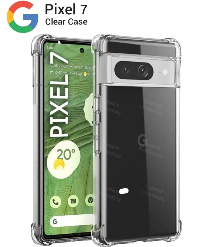 Soft Crystal Clear Transparent Case for Google Pixel 7 & Pixel 7 Pro