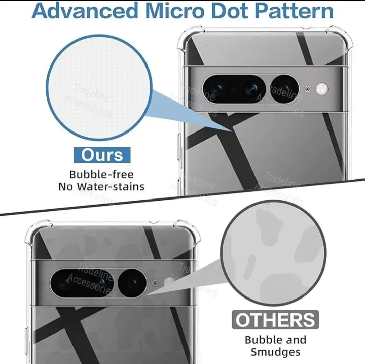 Soft Crystal Clear Transparent Case for Google Pixel 7 & Pixel 7 Pro - Image 2