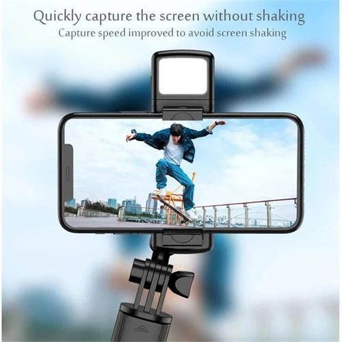 Bluetooth Selfie Stick Tripod with Fill Light & Remote Control - Image 5