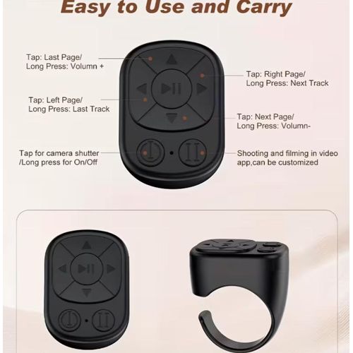 Bluetooth TikTok Scrolling Ring Remote Control for Android & iPhone - Image 4