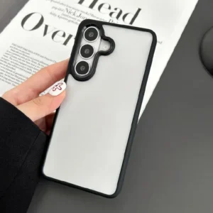 Samsung Galaxy A16/A17/A26/A57/A37/A56/A36/A55/A25/A15/A35 Clear 5G Phone Case/Cover, Dustproof, Built-in protector for screen, Rugged Full Body Shockproof Cover for Samsung Galaxy Black/Clear